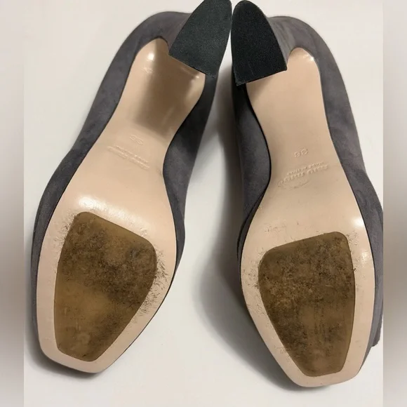 Miu Miu Suede Platform Heels - Picture 7 of 7